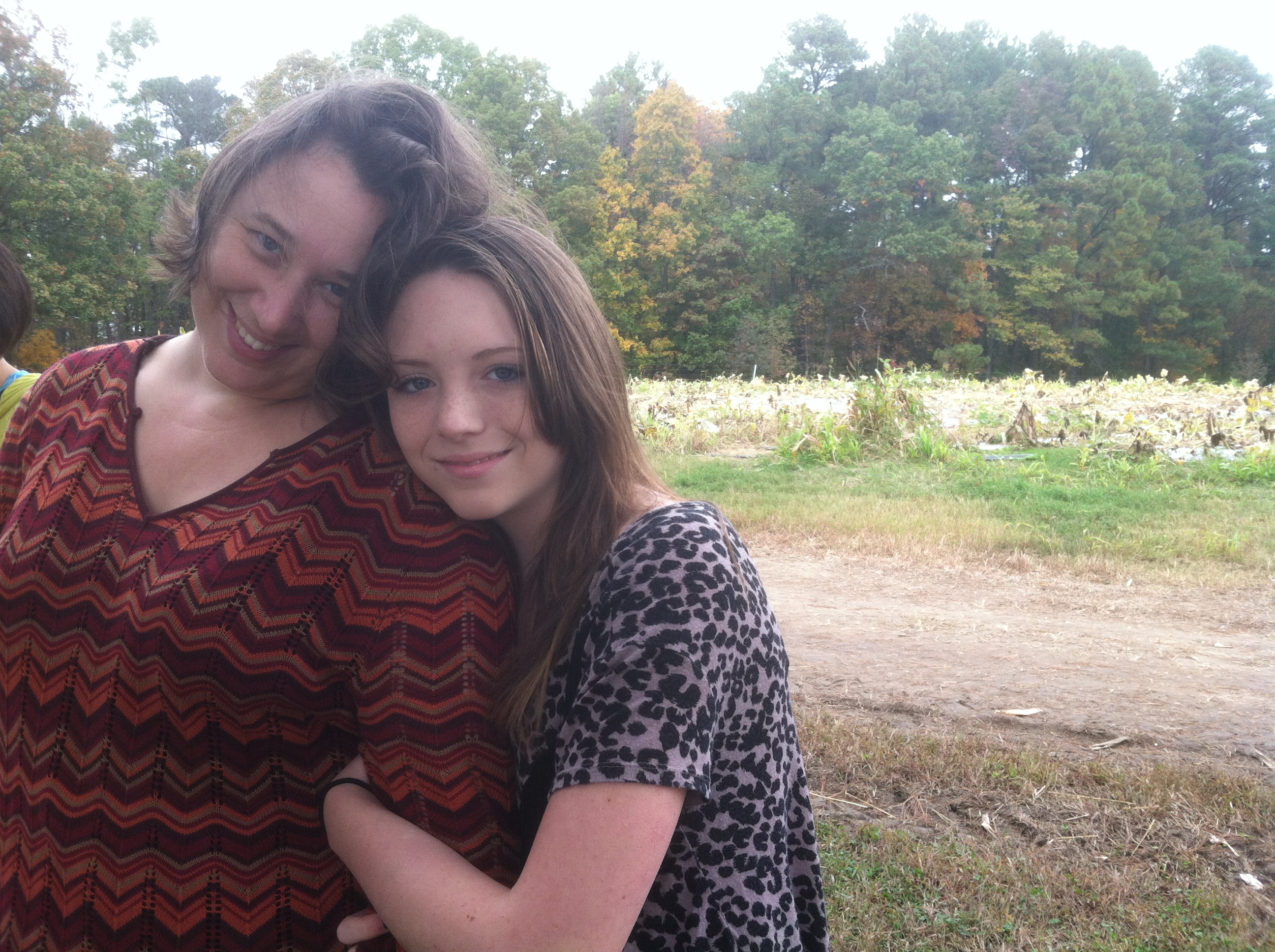 Emily at the pumpkin festival