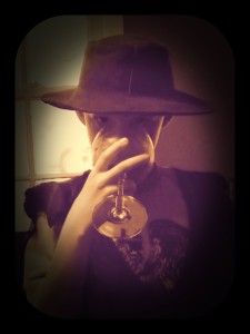Kyler in a hat